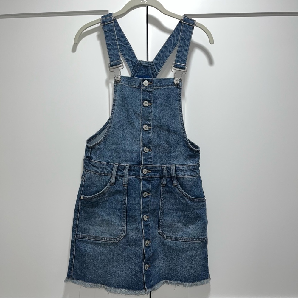 Denim Overall Skirt